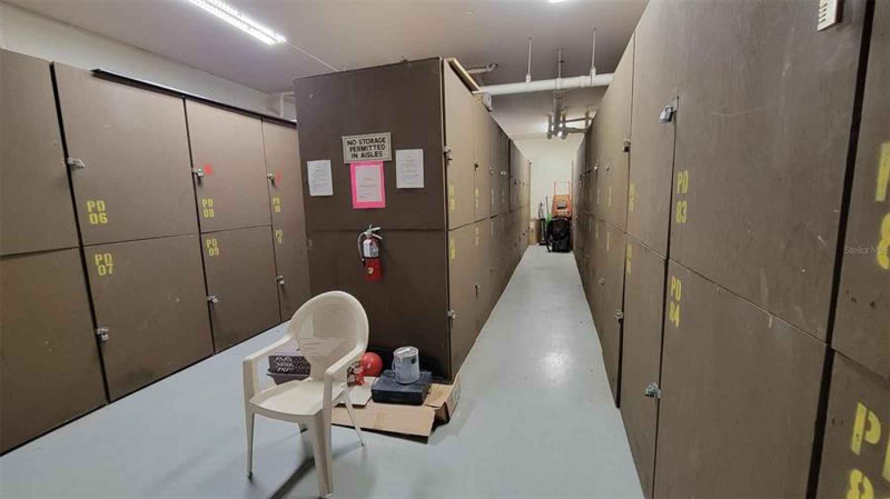 Storage Locker room on 2nd level by parking space.