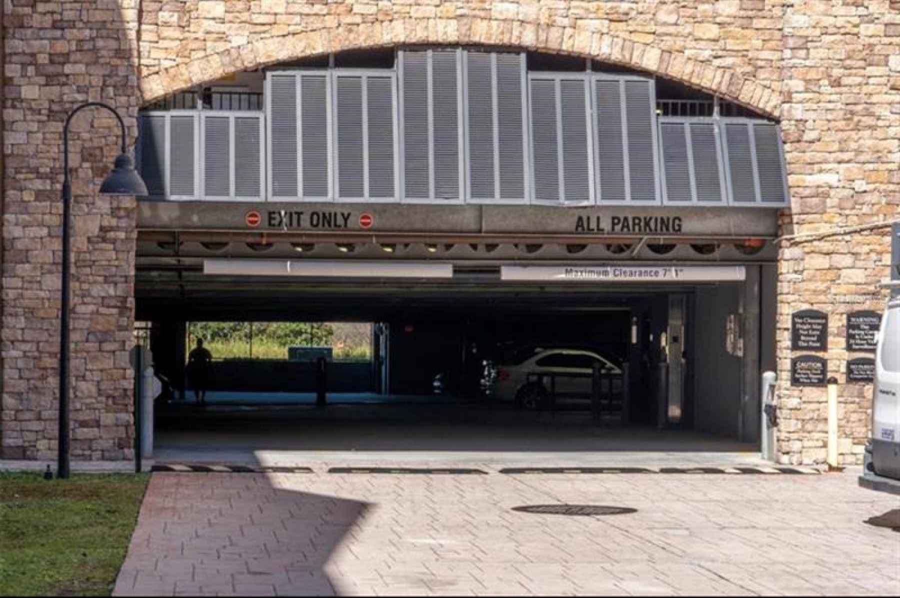 Garage entrance